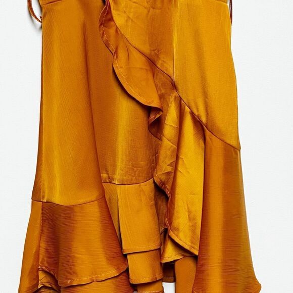 Here Comes The Sun
KHANDI FLOWY DATE NIGHT DRESS COPPER ORANGE Sz XS/6 - Picture 11 of 11